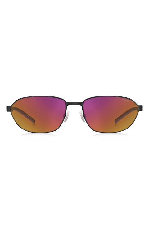 62mm Rectangular Sunglasses