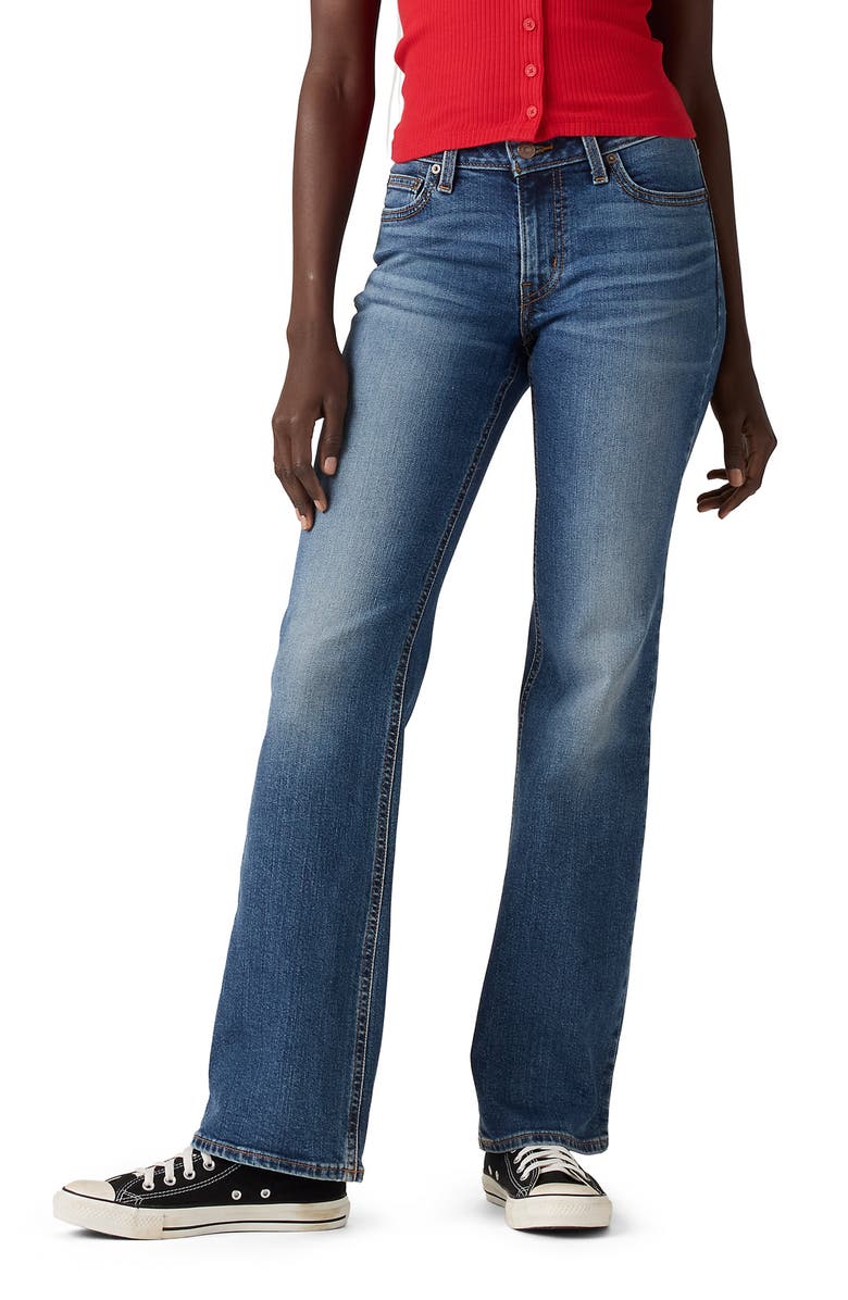 Levi's Superlow Bootcut Jeans, Main, color, Darted Denim