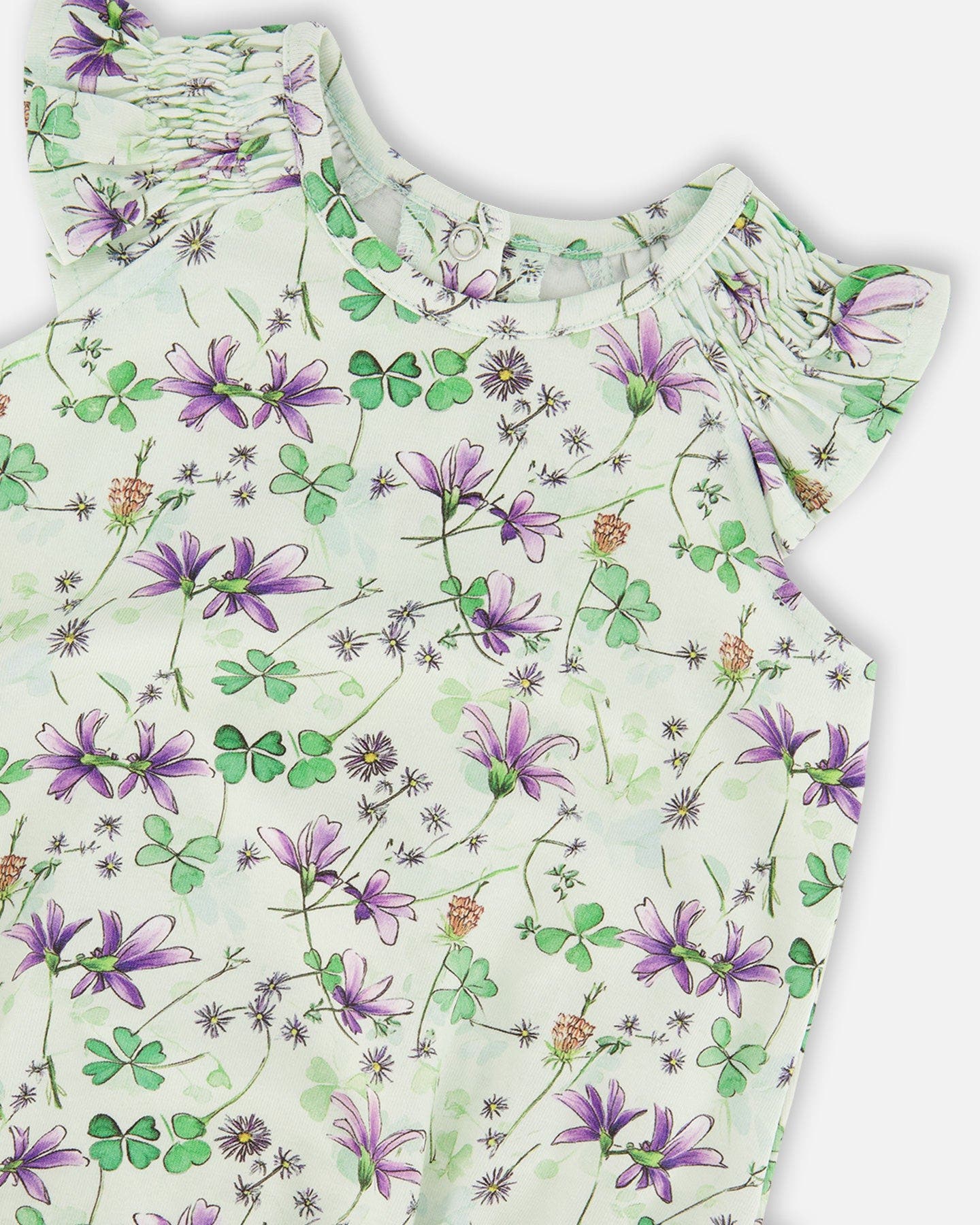 Deux par Deux Jersey Printed Flowers Romper — фото 3