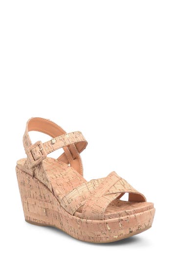 Kork-ease ® Ava 2.0 Platform Wedge Sandal In Brown