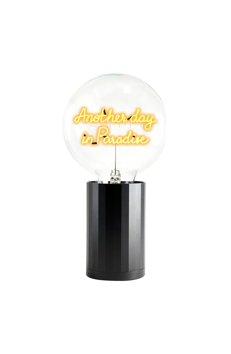 MITB Another Day in Paradise Portable Table Lamp, Alternate, color, Black