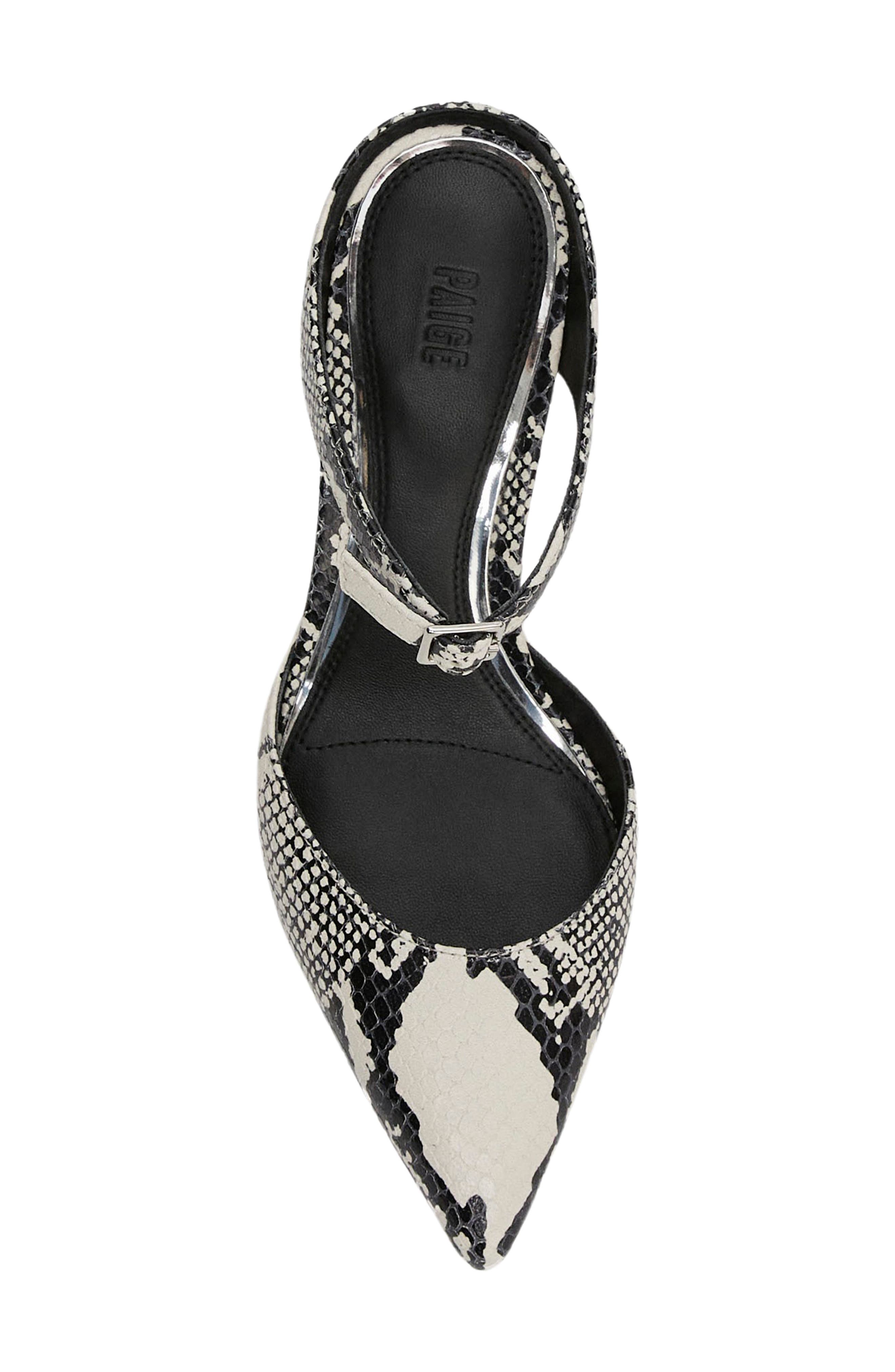 PAIGE Preston Pointed Toe Mule, Alternate, color, Natural Multi