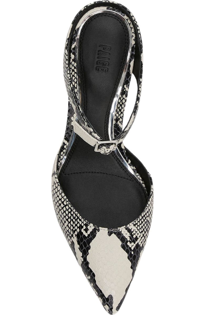 PAIGE Preston Pointed Toe Mule, Alternate, color, Natural Multi