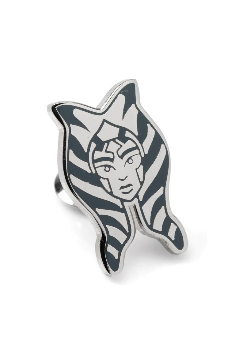 Star Wars® Ahsoka Lapel Pin, Main, color, SILVER