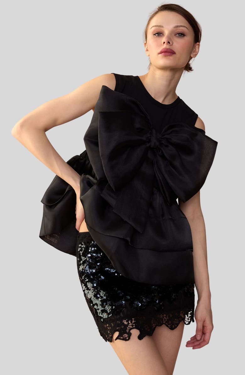 Cynthia Rowley Blair Bow Top, Alternate, color, 