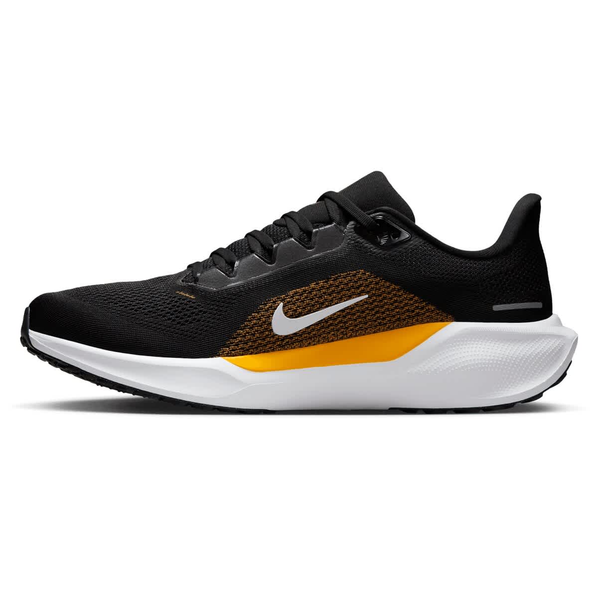 Nike Unisex Nike  Black Pittsburgh Steelers Air Zoom Pegasus 41 Sneakers, Alternate, color, Black