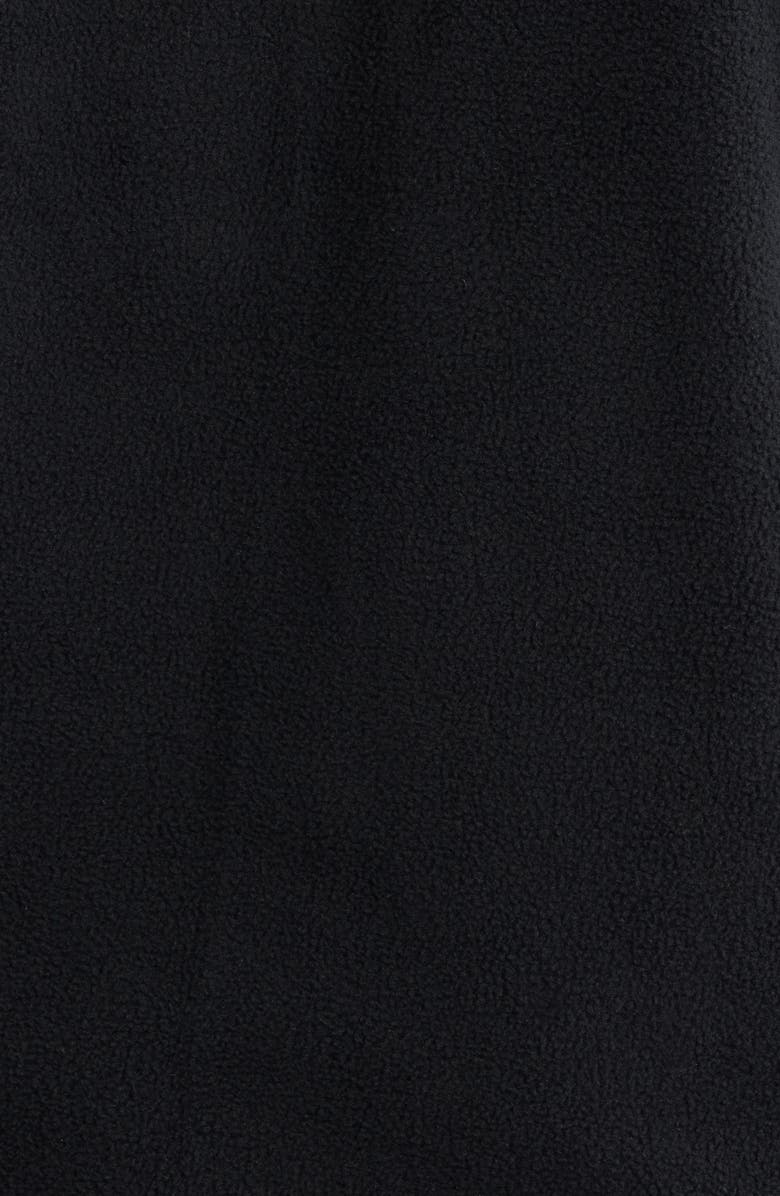 DARK SEAS Zulu Fleece Button-Up Shirt, Alternate, color, Black