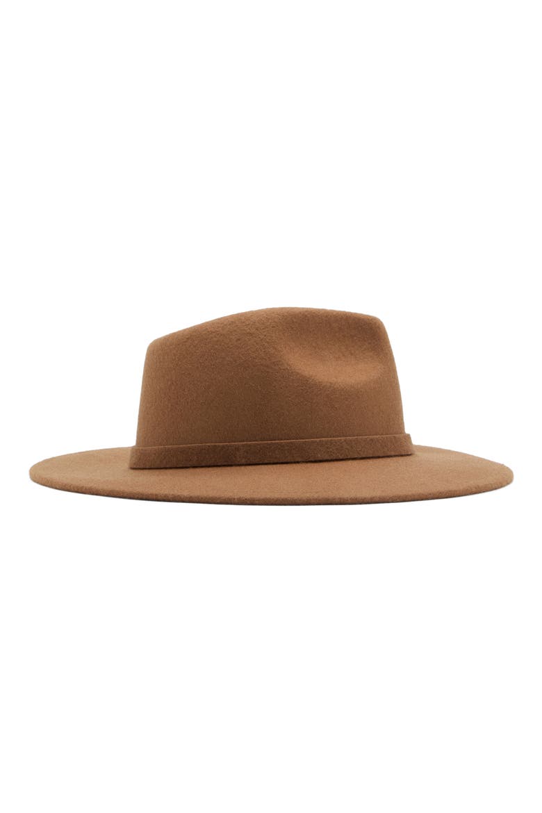 Wool Felt Fedora, Alternate, color, MEDIUM BROWN