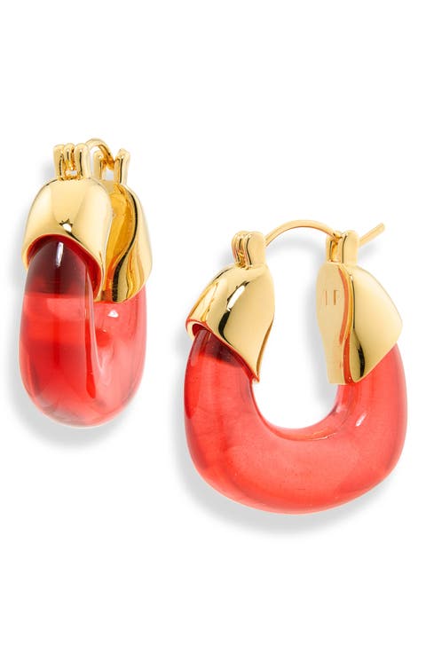 Mini Organic Hoop Earrings