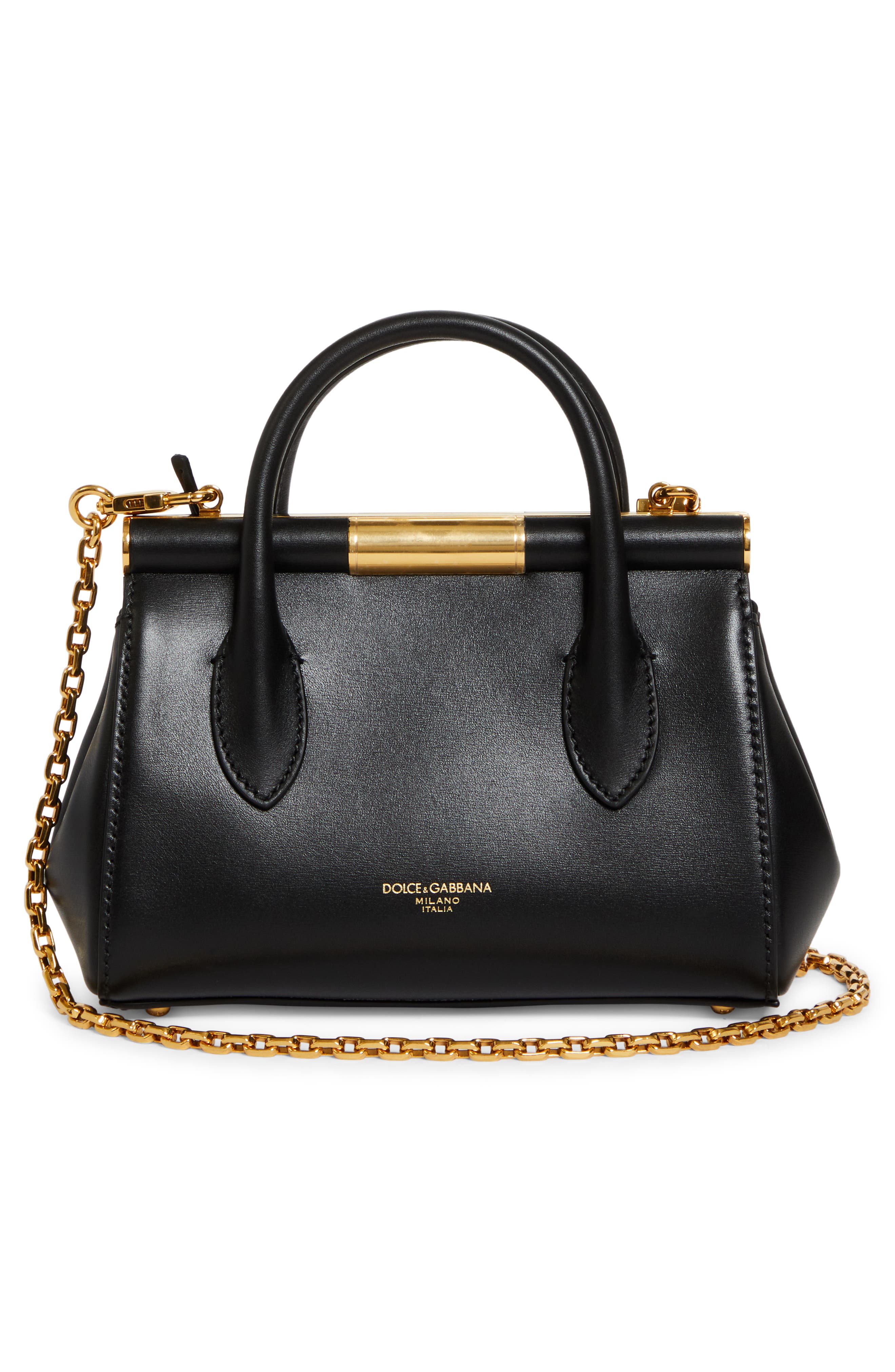 Dolce&Gabbana Marlene Day Mini Bag, Alternate, color, 80999 Nero