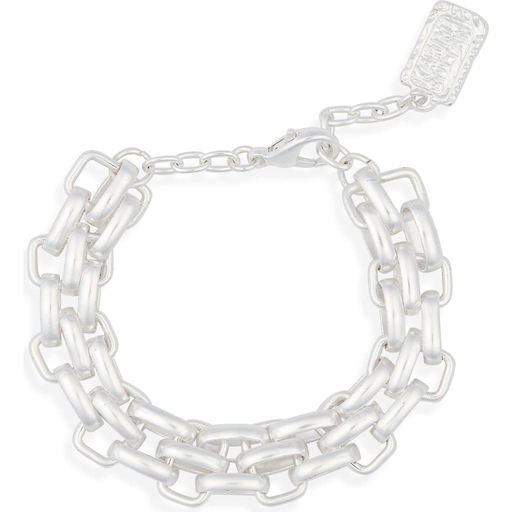 Karine Sultan Triple Link Bracelet in Silver at Nordstrom Rack