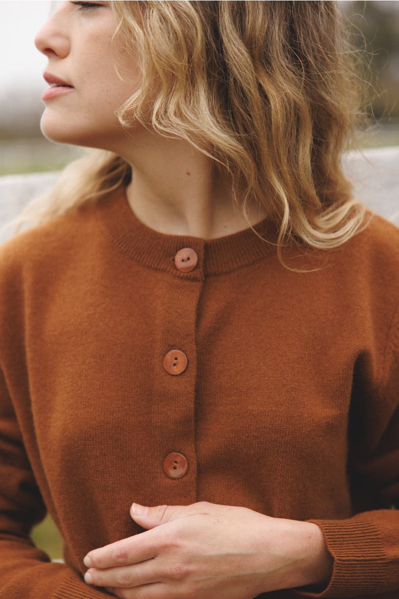 Greta Cardigan, Alternate, color, FAWN