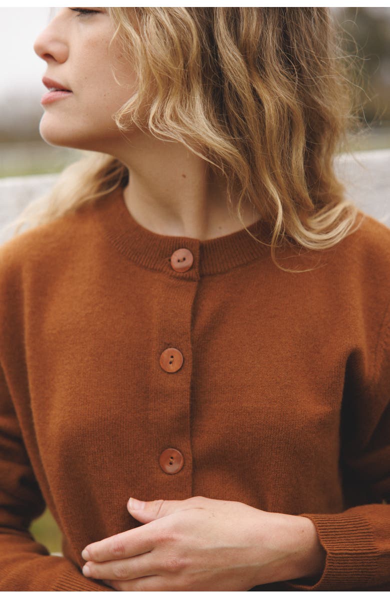 VIR VITA Greta Cardigan, Alternate, color, Fawn