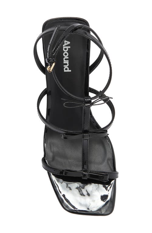 Abound Ramona Bow Sandal In Black Patent