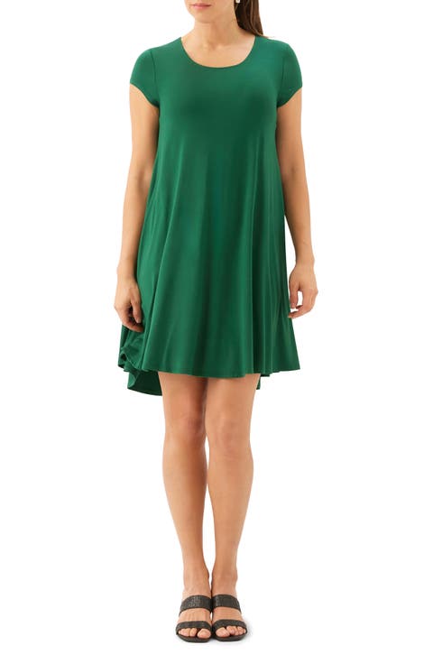 Maggie Cap Sleeve Trapeze Dress