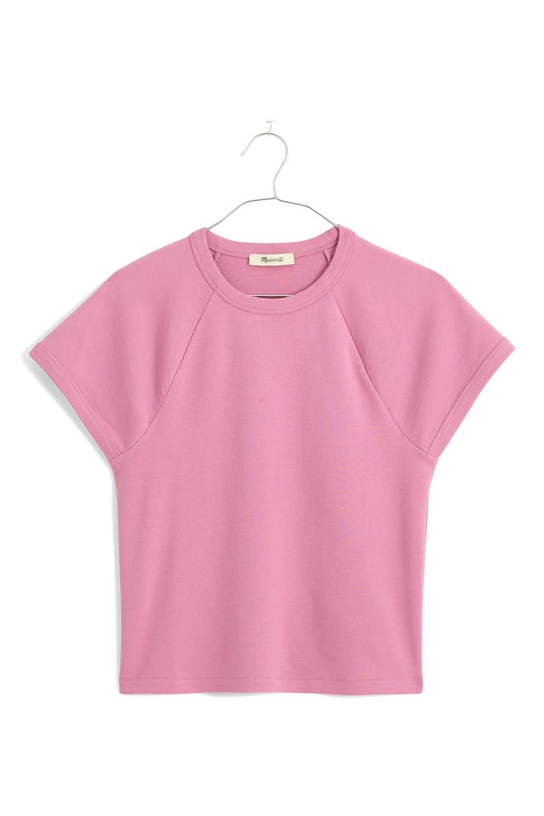 Raglan Sleeve Baby Tee, Main, color, SHADED PINK