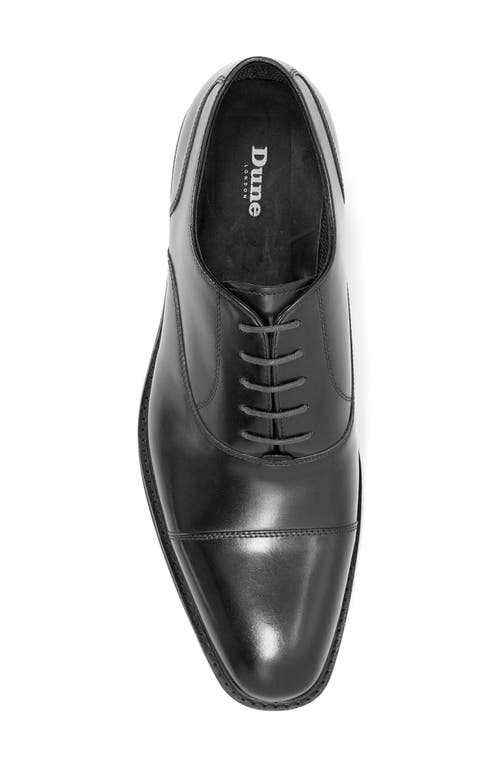 Dune London Shiloh Cap Toe Oxford In Black