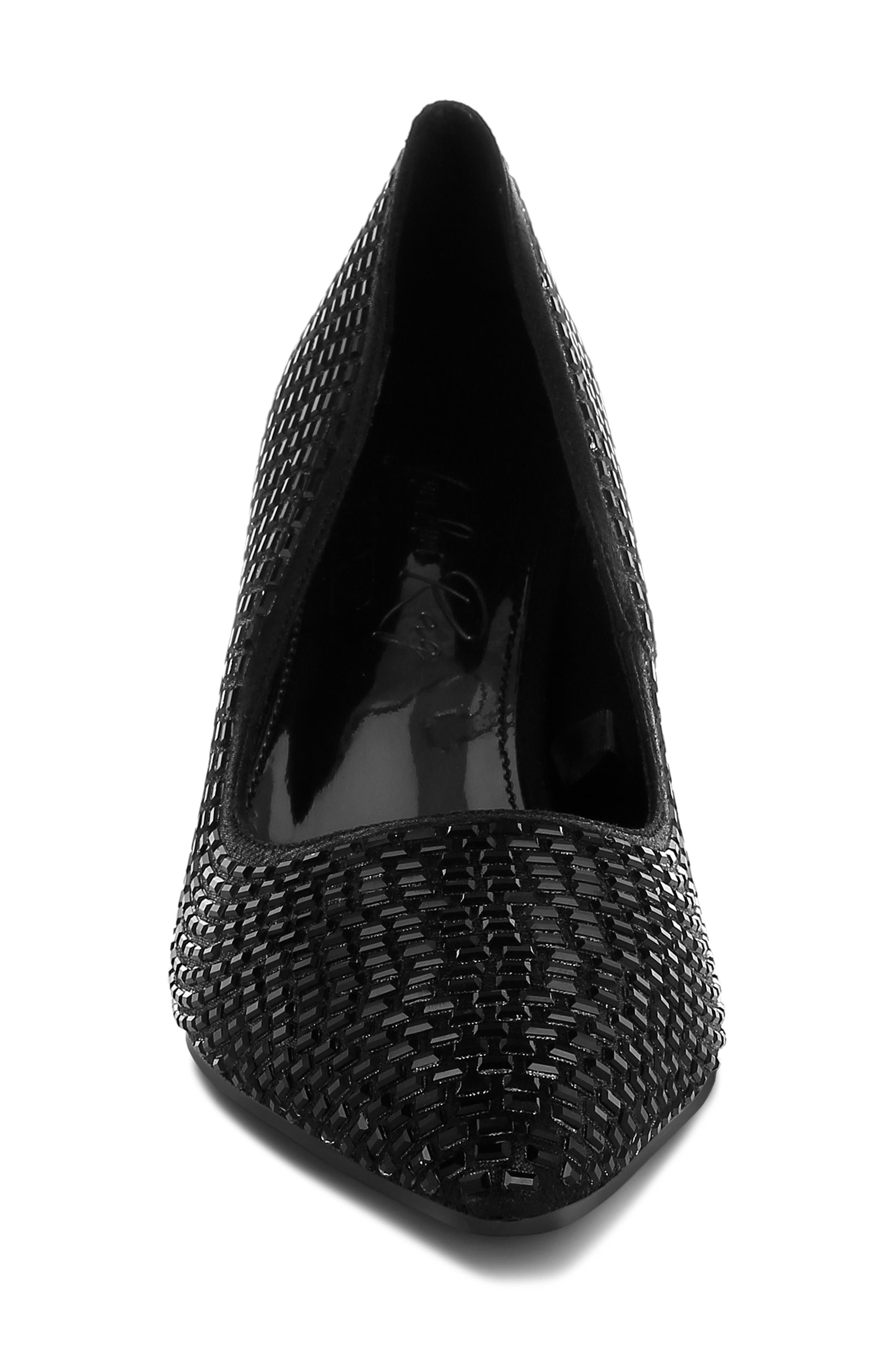 LONDON RAG Benjamins Rhinestone Pump, Alternate, color, Black