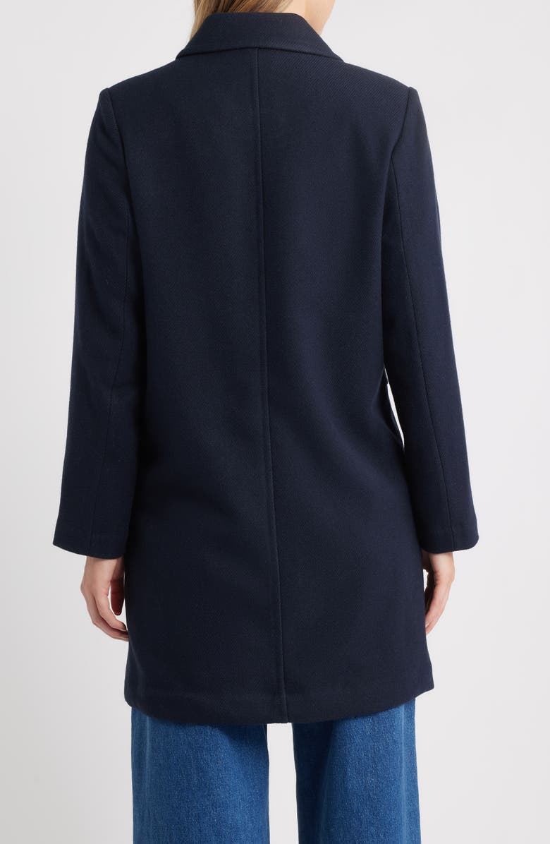 Sam Edelman Inset Waist Coat, Alternate, color, Navy