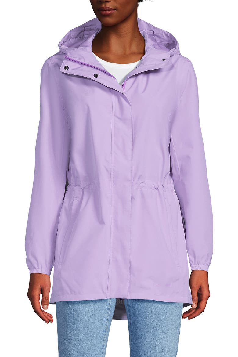 Squall Packable Waterproof Raincoat, Main, color, Lilac Petal