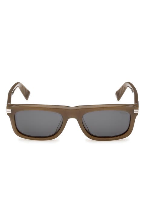 55mm Rectangular Sunglasses