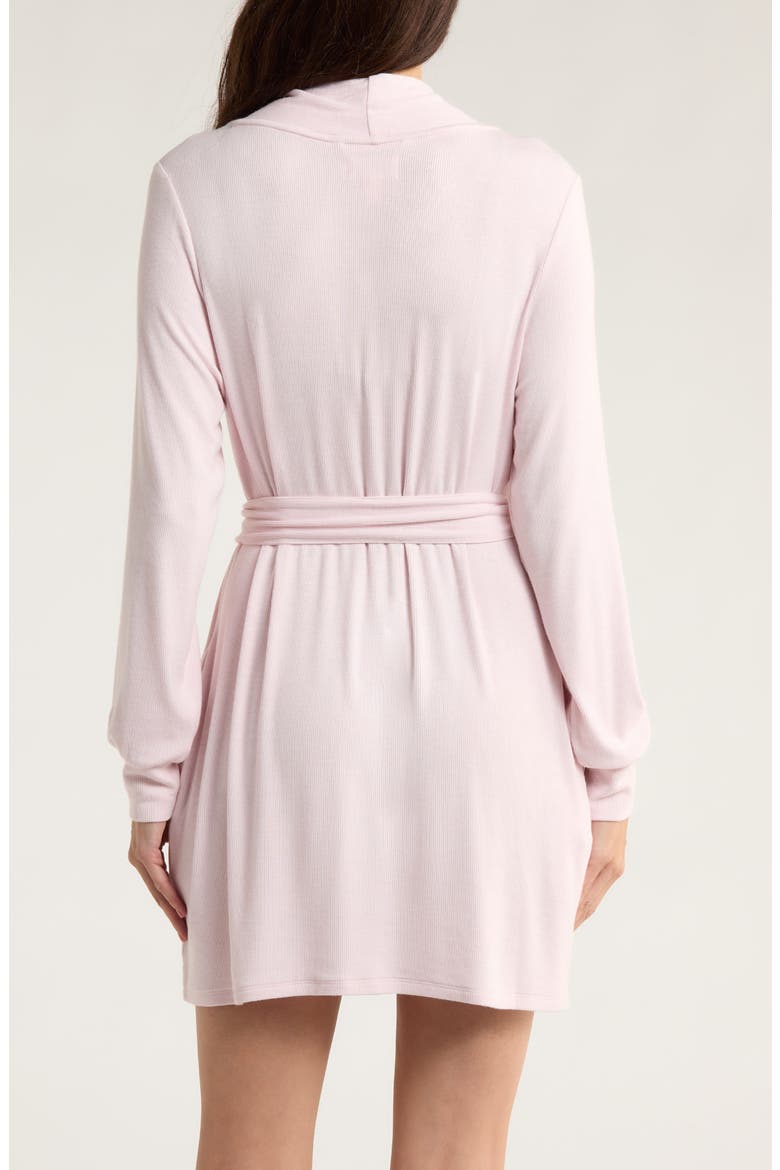 Daydream Short Robe, Alternate, color, PINK CAKE