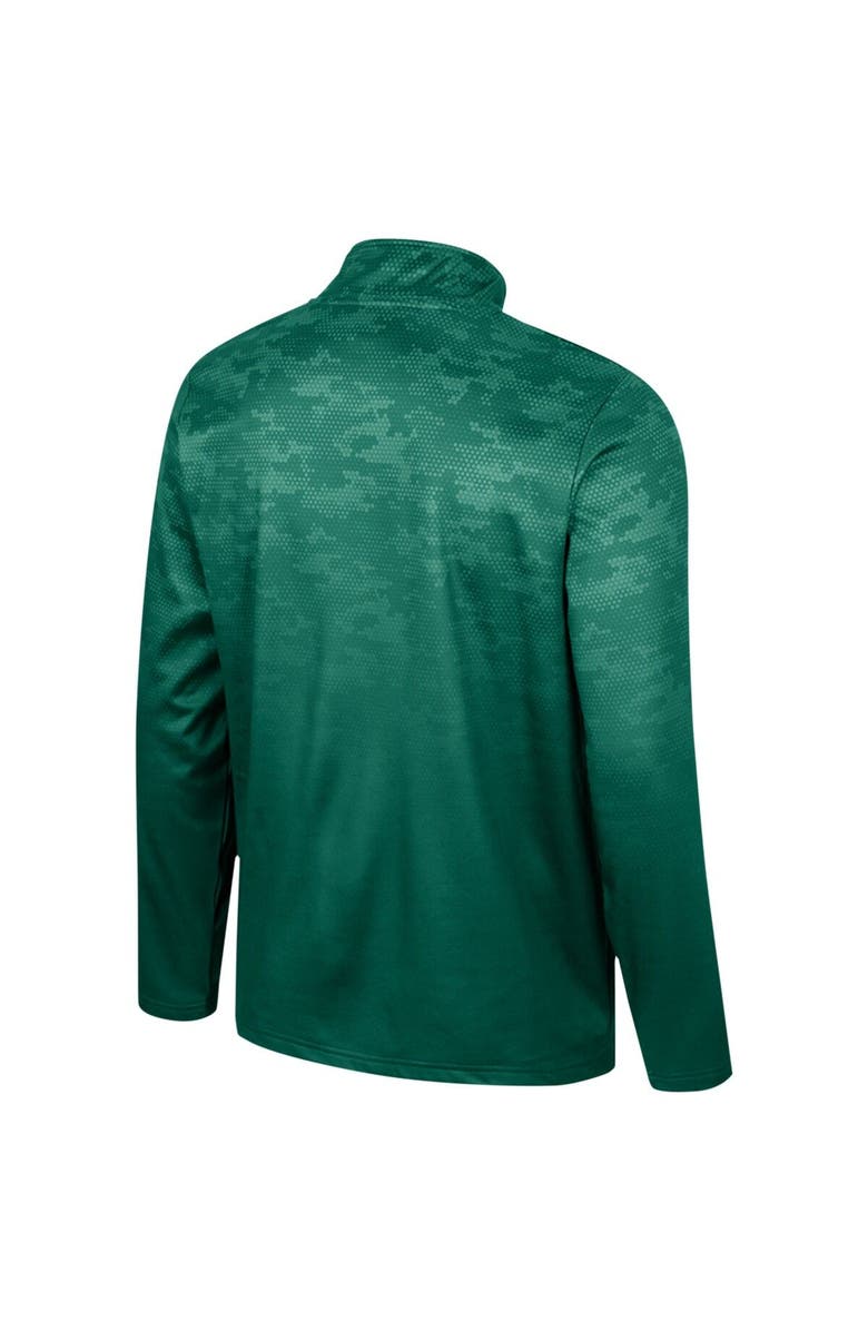 COLOSSEUM Men's Colosseum  Green Baylor Bears The Machine Half-Zip Jacket, Alternate, color, Green