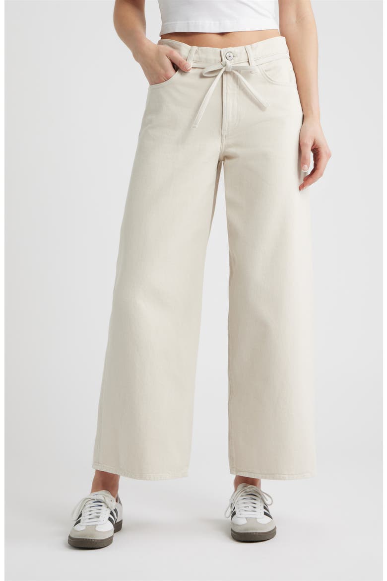 Morgan Mid Rise Jeans, Main, color, LIGHT CREAM COLORED