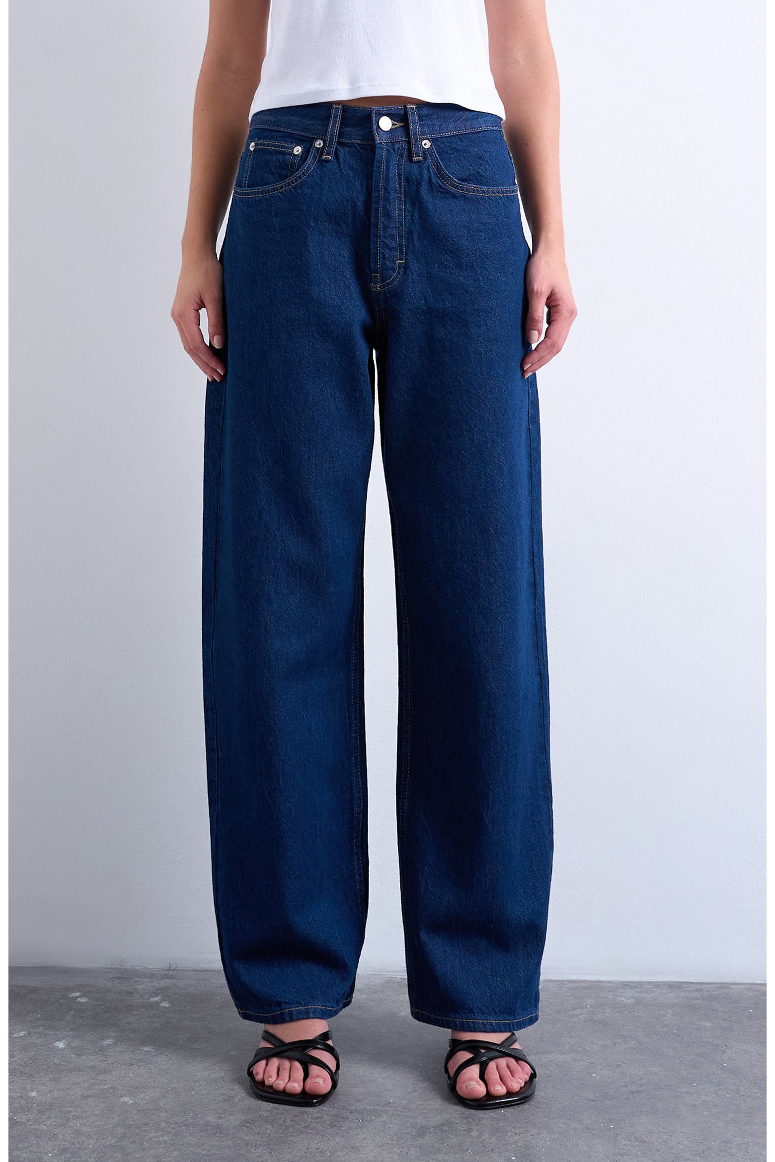 Topshop Column Mid Rise Jeans (Women) | Nordstromrack