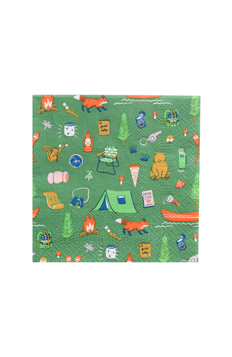 Daydream Society Camp Explorer Patterned Large Napkins, Main, color, Assorted Pre-Pack