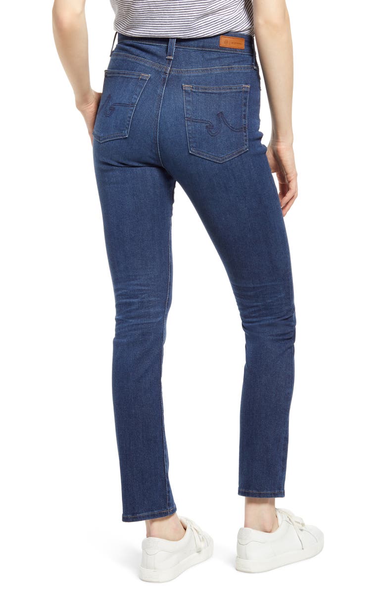AG Mari Ankle Slim Straight Leg Jeans, Alternate, color, 