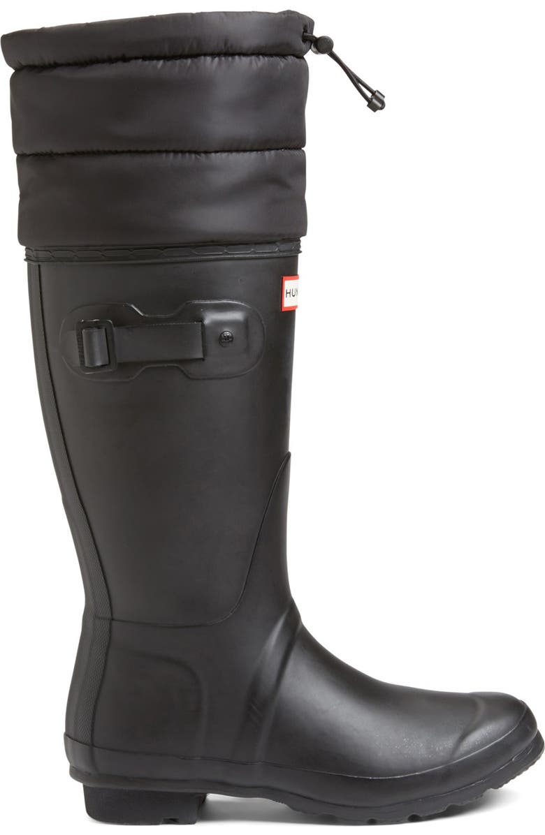 Hunter 'Original - Quilted Cuff' Rain Boot, Alternate, color,