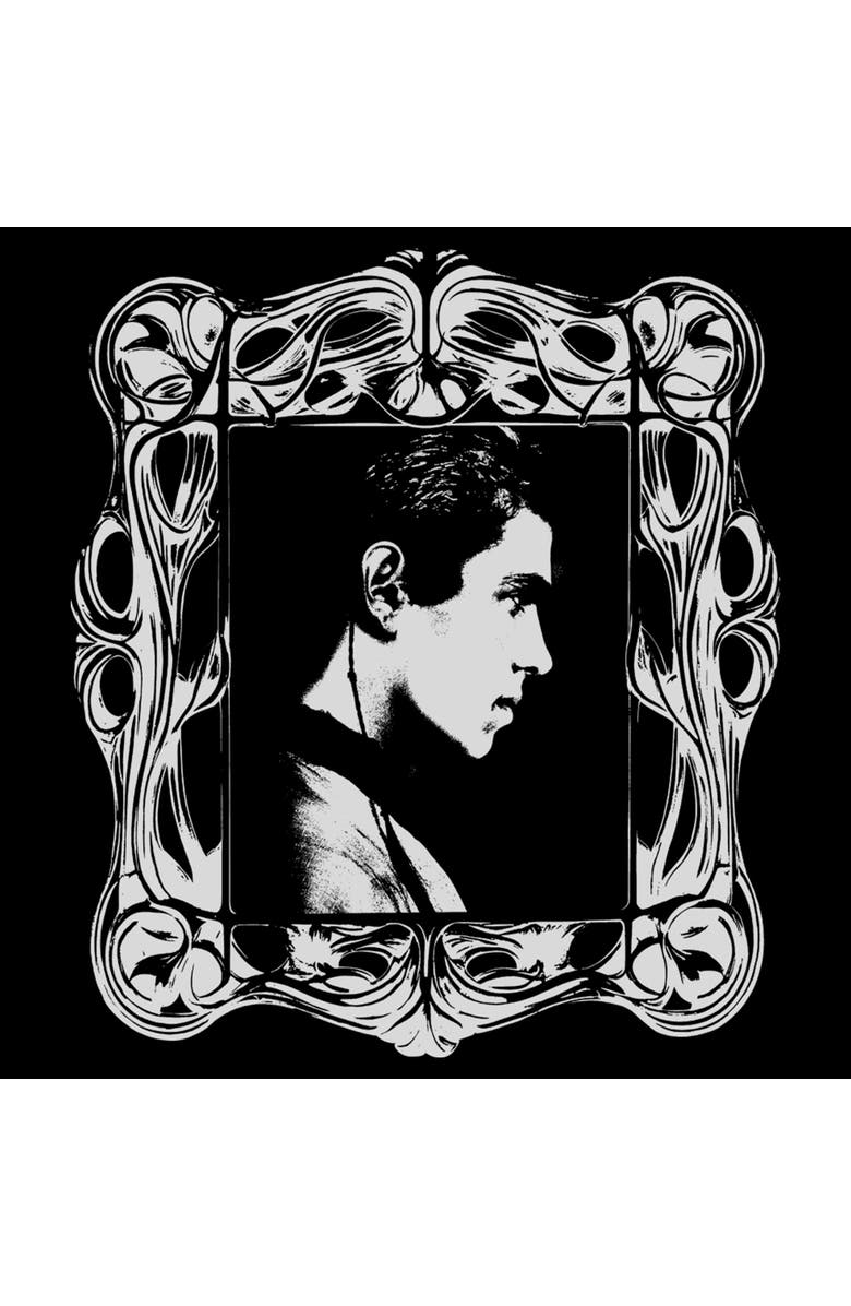 Star Wars: Attack of the Clones Men's Star Wars Attack of the Clones Framed Anakin Profile  Graphic T-Shirt, Alternate, color, Black