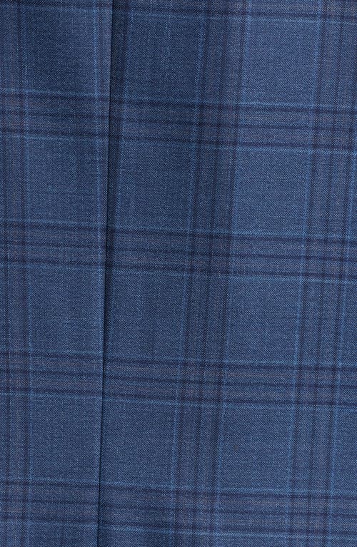 Ted Baker London Jay Slim Fit Plaid Wool Sport Coat In Teal
