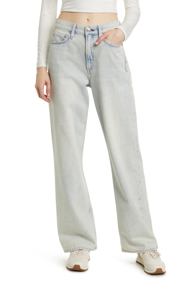 rag & bone Logan Wide Leg Jeans, Main, color, Icefall