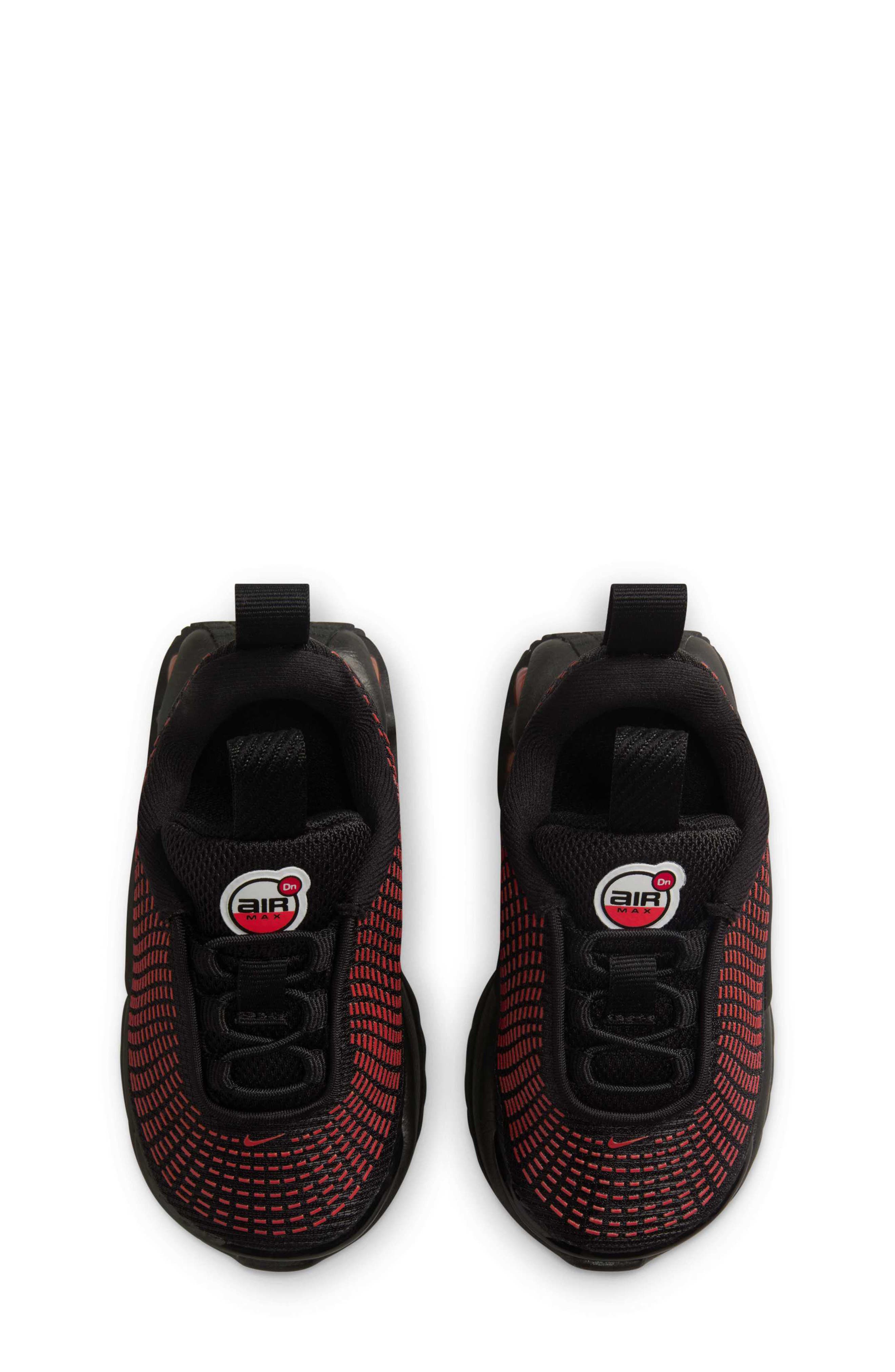 Nike Air Max Dn Sneaker, Alternate, color, Black/ Black/ Bright Crimson