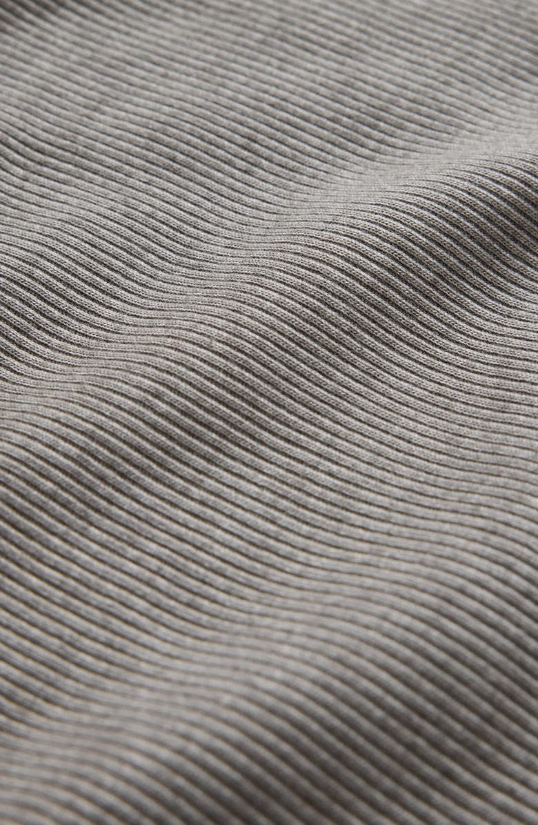 John Varvatos Cotton Blend Rib Graphic T-Shirt, Alternate, color, Coal