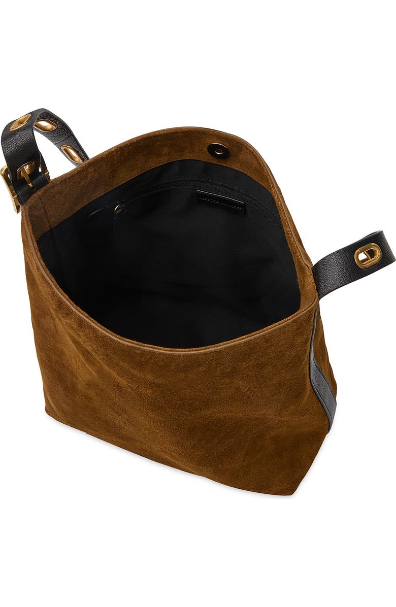 Rebecca Minkoff Crosby Suede Bucket Bag, Alternate, color,