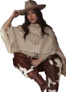 ELOQUII Fringe Poncho