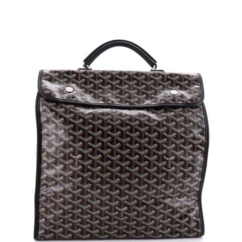 Saint Leger Briefcase Backpack Coated Canvas