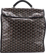 Pre-Owned Goyard Saint Leger Briefcase Backpack Coated Canvas