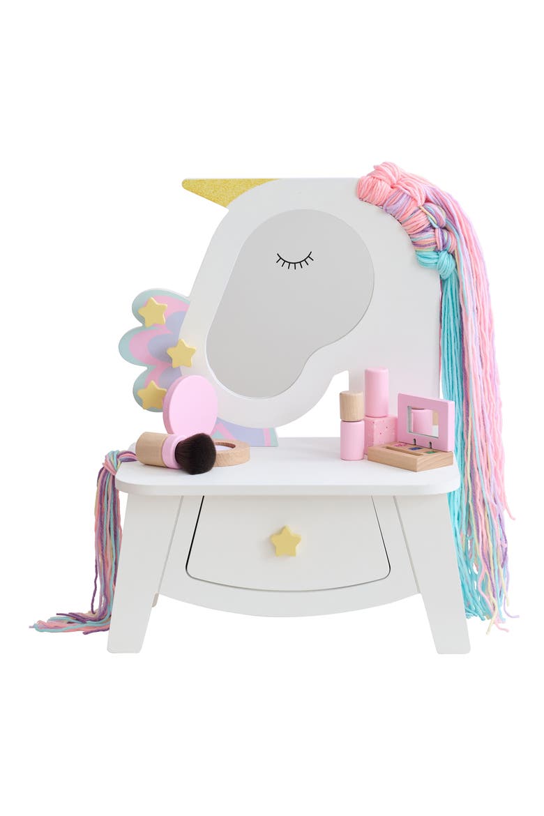 Dreamy Kid Unicorn Vanity Playset, Main, color, MULTI