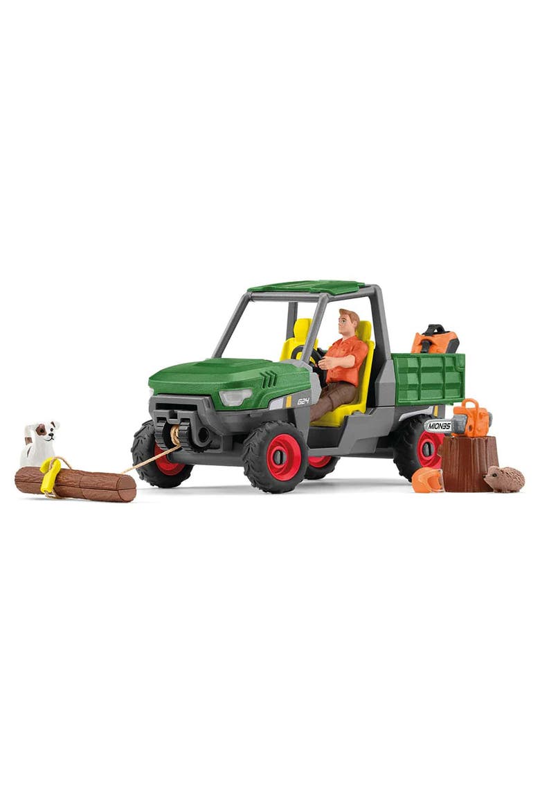 Farm World Working In The Forest Figurine Playset, Alternate, color, Multicolored