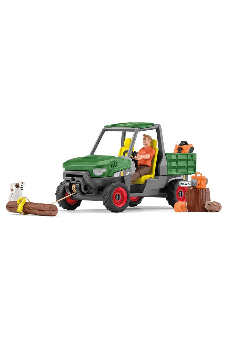 Schleich Farm World Working In The Forest Figurine Playset, Alternate, color, Multicolored
