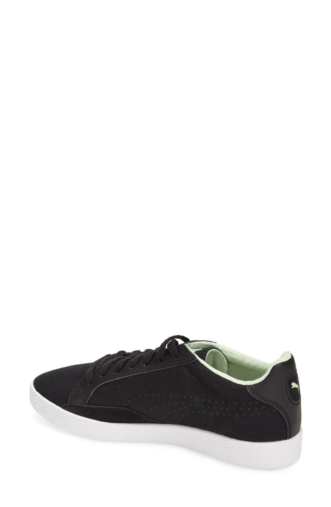 PUMA 'Match Lo - Basic Sport' Leather Sneaker, Alternate, color, 