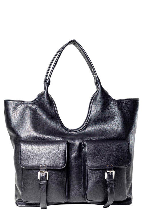 Urban Originals The Royale Vegan Leather Tote In Black