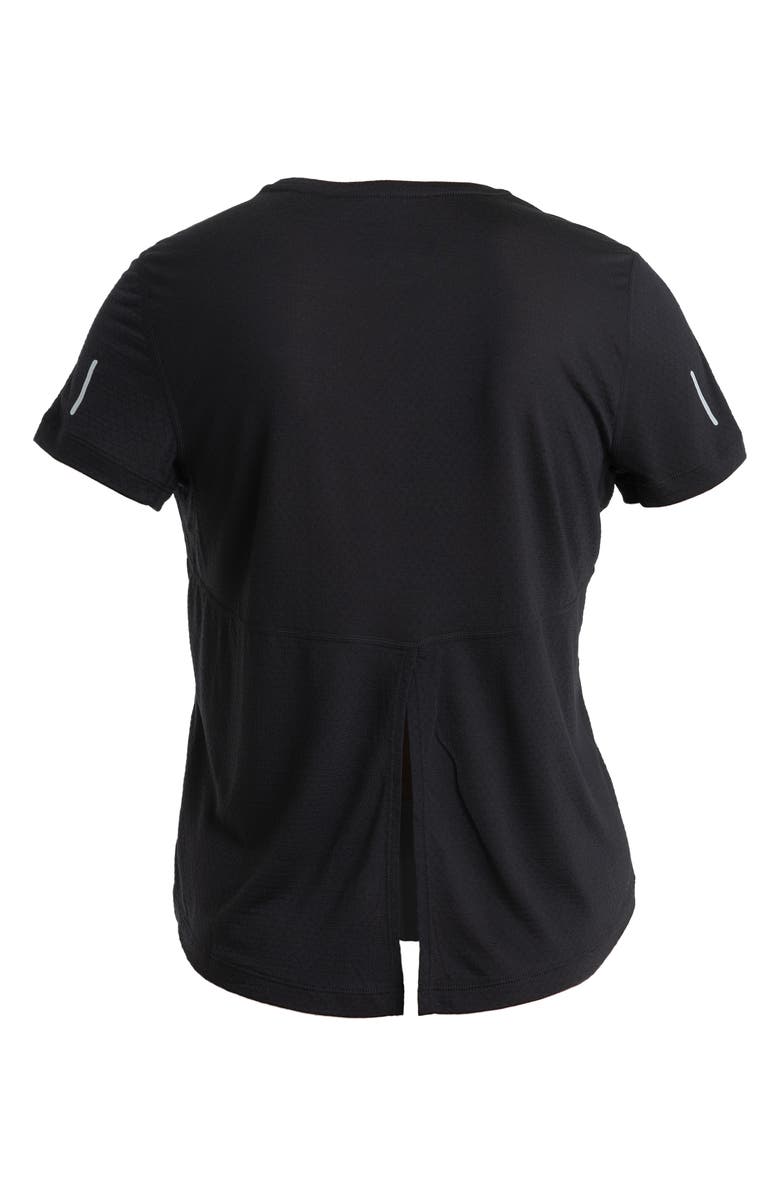 Icebreaker Lyocell & Merino 125 Cool-Lite Speed Split Back T-Shirt, Alternate, color, Black