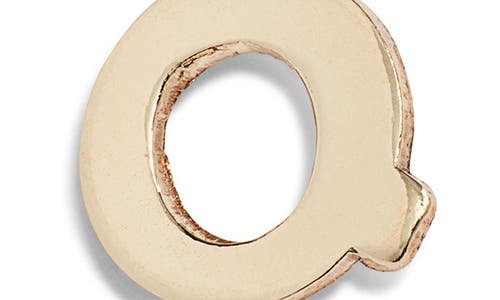 Nashelle Initial Charm In Gold Fill - Q
