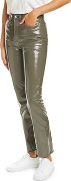 rag & bone Nina High Waist Vinyl Cigarette Pants