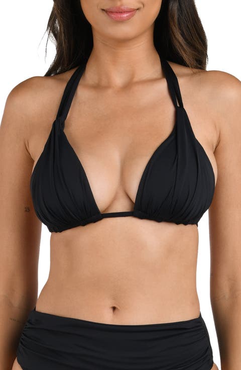 Island Goddess Halter Bikini Top